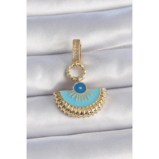 Özel Pirinç Gold Renk Nazar Boncuklu Ajda Charm Fırsat!!!