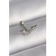 Özel Çelik Renk Zirkon Taş Detay Kanat Model Tragus Piercing Fırsat!!!