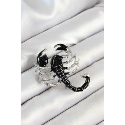 Özel 3D Siyah Akrep Figürlü Renk Kadın Broş Fırsat!!!