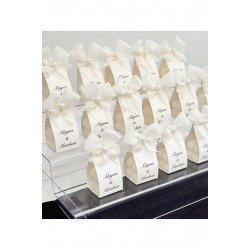 Nişan Nikah Düğün Hediyelik Bubble Mum Keten Kurdele Süslemeli 10 ADET