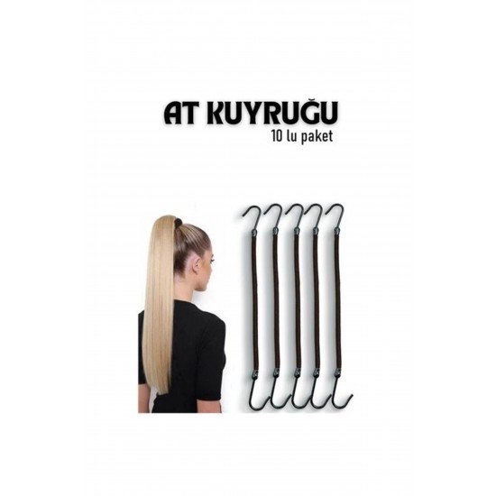 Özel Kancalı At Kuyruğu Lastik Toka 10 Adet Fırsat!!!