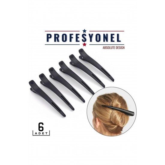 Özel Saç Klipsi Toka 6 Adet Absolute Design Fırsat!!!