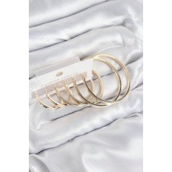 Özel Pirinç Halka Model Gold Renk Kadın Set Küpe Fırsat!!!