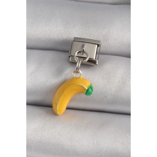 Özel Çelik Renk Sallantı Muz Model Nomination Charm Fırsat!!!