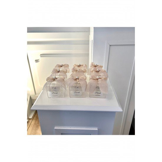 25 adet Pinterest Mika Kutulu Bubble Mum - Söz, Nişan ve Özel Günler İçin Şık Hediyelik