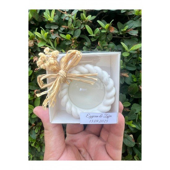 10 Adet Söz Nişan Nikah Kişiye Özel Etiket Süsleme Özel Gün Mum Süs 10 Adet