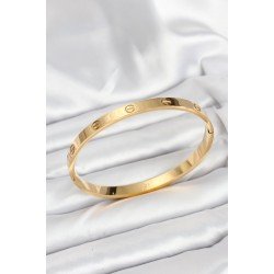 Özel Çelik Gold Renk 65 Mm Kadın Kelepçe Bileklik Fırsat!!!