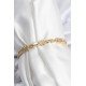 Özel Pirinç Vip Seri Gold Renk Oval Sıralı Kadın Bileklik Fırsat!!!