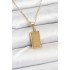 Özel Çelik Zincir Gold Renk Külçe Altın Model Kadın Kolye Fırsat!!!