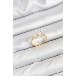 Özel Pirinç Gold Renk Fiyonk Model Kadın Yüzük Fırsat!!!