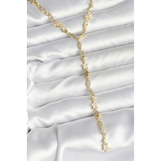 Özel Pirinç Gold Renk Kadın Manifest Kolye Fırsat!!!