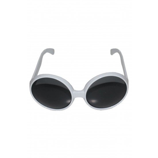 Özel 80 Li Yıllar Beyaz Renk Nostalji Yeşilçam Parti Gözlüğü Fırsat!!!