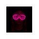 Özel Pembe Led Işıklı Parti Gözlüğü - Neon Glow Şerit Gözlük 3 Modlu Fırsat!!!