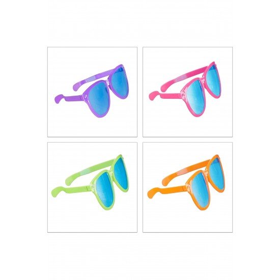 Özel Büyük Parti Gözlüğü Rengarenk 12 Adet 27X9 Cm Fırsat!!!