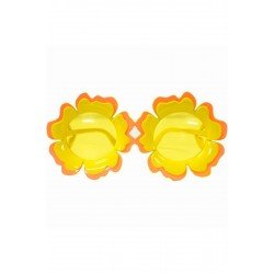 Özel Papatya Şekilli Turuncu Sarı Renkli Hawaii Konsept Parti Gözlüğü 15X7 Cm Fırsat!!!