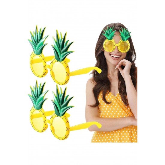 Özel Tropikal Hawaii Ananas Şekilli Parti Gözlüğü 9.5 X 14 Cm Fırsat!!!
