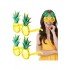 Özel Tropikal Hawaii Ananas Şekilli Parti Gözlüğü 9.5 X 14 Cm Fırsat!!!