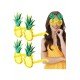 Özel Tropikal Hawaii Ananas Şekilli Parti Gözlüğü 9.5 X 14 Cm Fırsat!!!