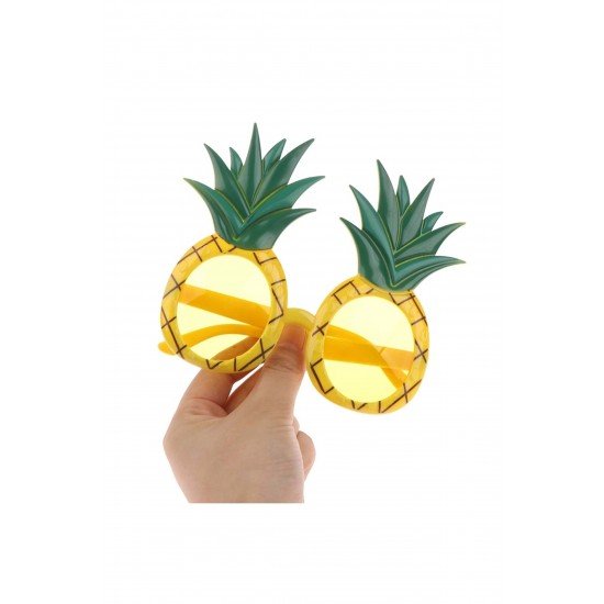 Özel Tropikal Hawaii Ananas Şekilli Parti Gözlüğü 9.5 X 14 Cm Fırsat!!!