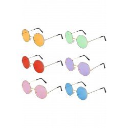 Özel Renkli Lennon Retro İmaj Gözlükleri 6 Renk 6 Adet Fırsat!!!