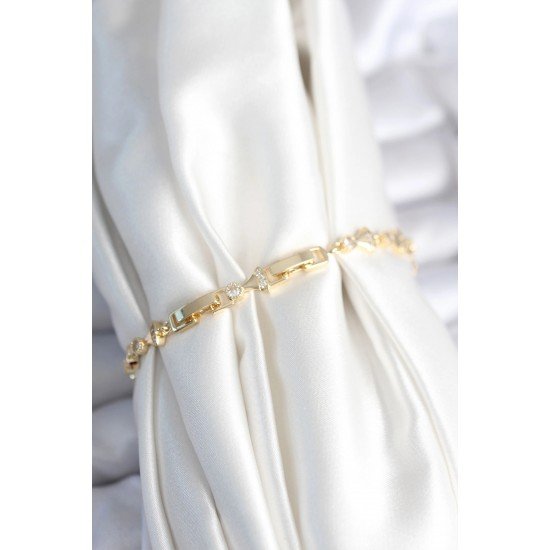 Özel Pirinç Gold Renk Yelpaze Model Kadın Bileklik Fırsat!!!