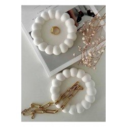 Bubble Dekoratif Tabak, Takı Tabağı, Mumluk, Bardak Altlığı