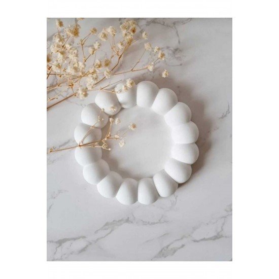 Bubble Dekoratif Tabak, Takı Tabağı, Mumluk, Bardak Altlığı