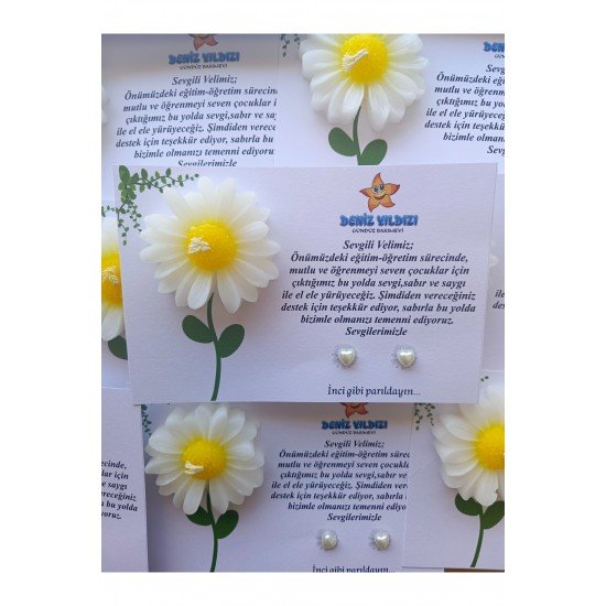 10 adet papatya mum. Veli toplantısı, Anneler günü hediye hediyelik 8 mart Hediyelik