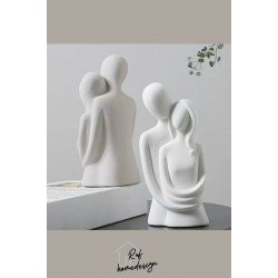 Pinterest Sonsuz Aşk Sarılan Sevgili Biblosu Hediyelik Heykel Biblo (10.5 Cm)