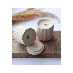 Dekoratif Hediyelik Kase Mum 2 Parça Set Hediye Hediyelik Mum