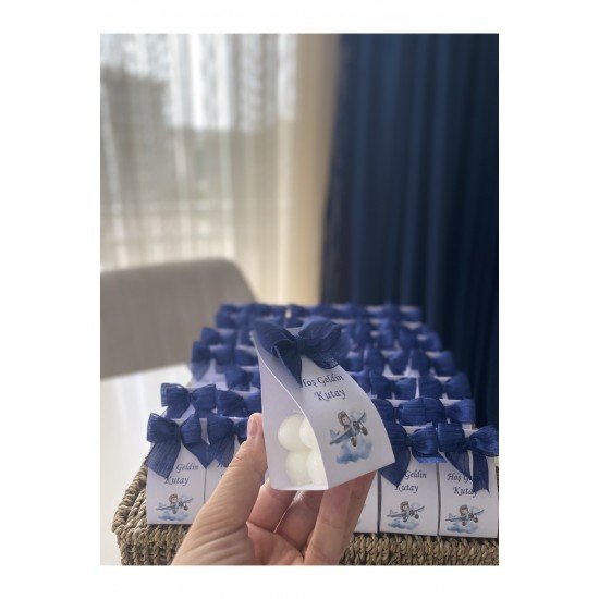 Kartlı Bubble Mum 20 Adet