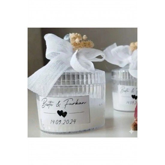 PERFECT HOBBY Mika Kutu Şekerlik Mum Düğün ,nişan ,kına ,davet ,doğum Günü - 10 Adet