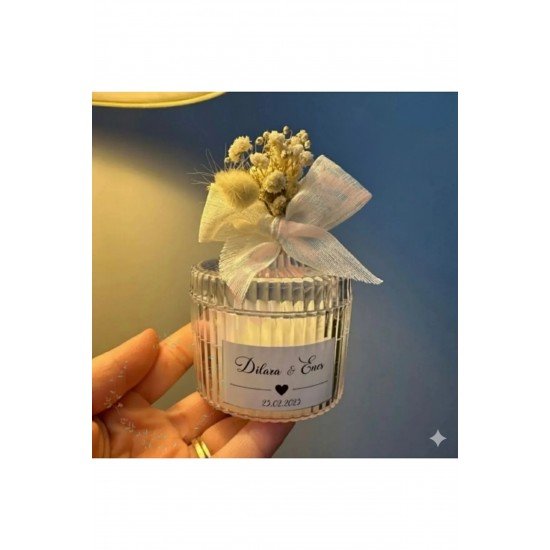 PERFECT HOBBY Mika Kutu Şekerlik Mum Düğün ,nişan ,kına ,davet ,doğum Günü - 10 Adet