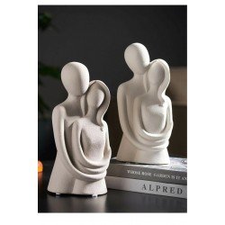 Sevgili Aşıklar Sarılmış Çift Biblo Dekor Dekorasyon Obje