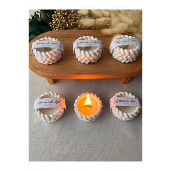 Pinterest Hasır Mumluk Söz Nişan Düğün Nikah Doğum Günü Hediyelik 25 Adet