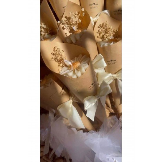 Pinterest Kraft külah papatya kokulu mum - 1 Adet