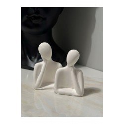 Dekoratif Çocuksuz Aile Obje Biblo Heykel Beton Bautinqstoretçocuksuz
