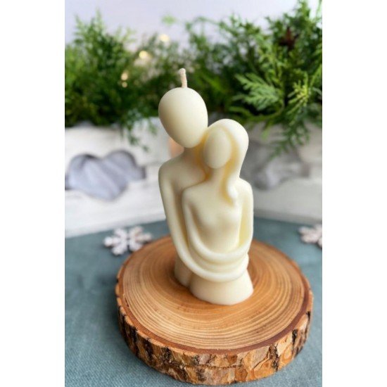 Pinterest Sevgililer Günü Mum, Çift Mum, Mutlu Çift Mum, Dekoratif Mum, Sarılan Çift Mum