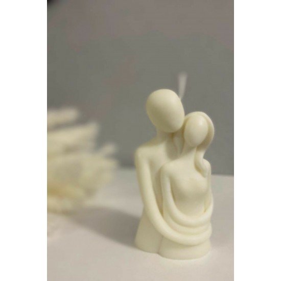 Pinterest Sevgililer Günü Mum, Çift Mum, Mutlu Çift Mum, Dekoratif Mum, Sarılan Çift Mum