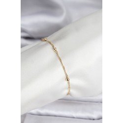 Özel 14K Gold Renk Kaplama Topçuklu Model Cm Kadın Bileklik Fırsat!!!