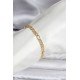Özel 14K Gold Renk Kaplama Lazerli Zincir Model Cm Kadın Bileklik Fırsat!!!