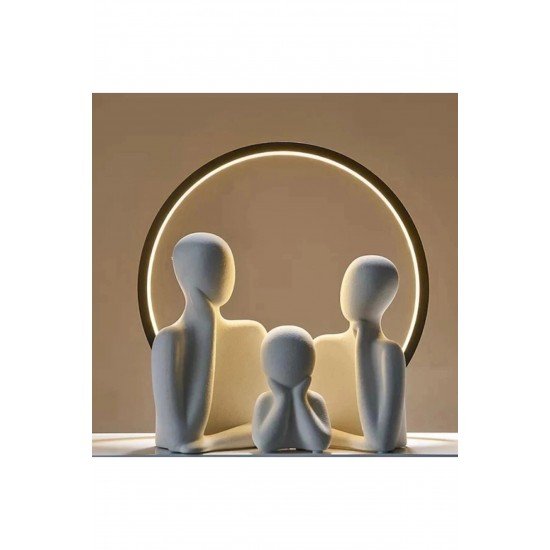 Pinterest Dekoratif Üçlü Aile Dekoratif Obje Biblo