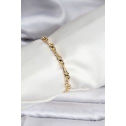 Özel 14K Gold Renk Kaplama Zincir Model Cm Kadın Bileklik Fırsat!!!