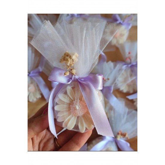 El Emeği Renkli Papatya Mumlar Hediyelik (10 adet) İstenilen Renk Seçenekleri