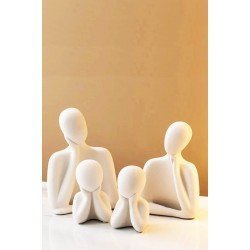 Pinterest Dekoratif Bİblo İki Çocuklu Aile Biblo seti