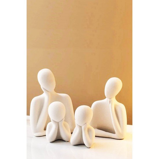 Pinterest Dekoratif Bİblo İki Çocuklu Aile Biblo seti