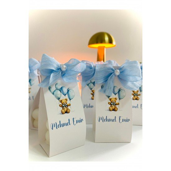 Bebek kişiye özel kart mum ( 30 Adet )