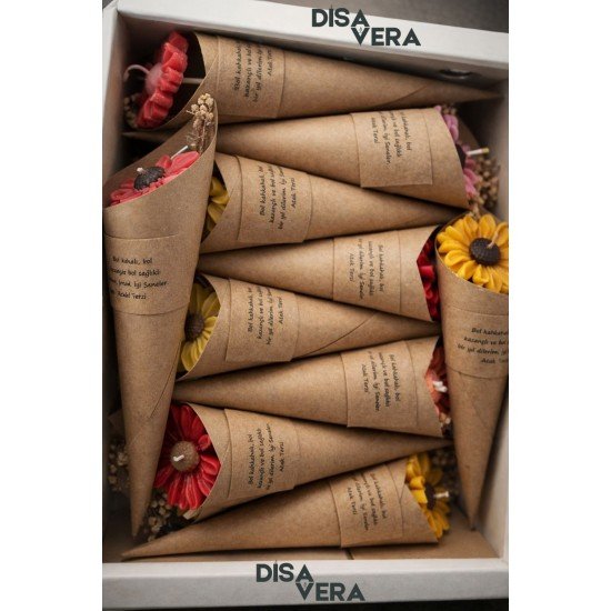 Papatya Mum Düğün Nikah Nişan Söz Baby Shower Gibi Özel Günlerde Hediyelik 10 Adet