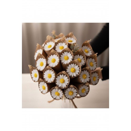 Kişiye Özel İsimli Doğum Günü, Kına, Düğün, Nişan ve Söz Hediyeliği – Papatya Temalı Set (15 Adet)