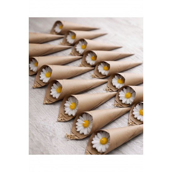 Kişiye Özel İsimli Doğum Günü, Kına, Düğün, Nişan ve Söz Hediyeliği – Papatya Temalı Set (15 Adet)